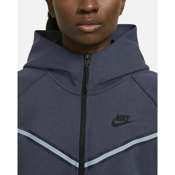 Womens Nike tech fleece hoodie windrunner brand new blue small s - Picture 4 of 8